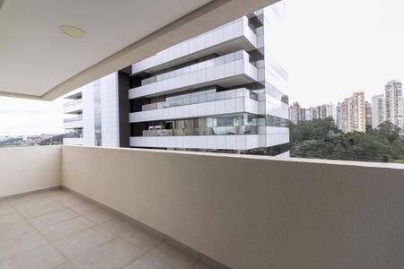 Varanda da Sala de apartamento à venda com 1 quarto, 60m² em Santo Amaro, São Paulo