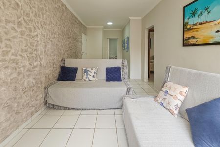 Sala de apartamento para alugar com 2 quartos, 70m² em Portal Guaruja, Guarujá