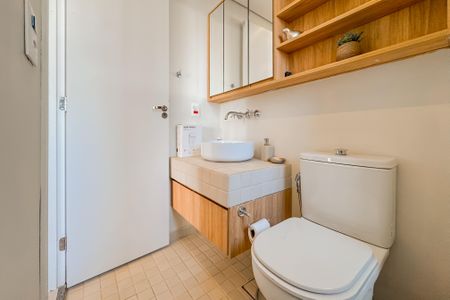 Studio para alugar com 26m², 1 quarto e sem vaga Studio para alugar com 26m², 1 quarto e sem vagaBanheiro