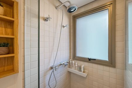 Studio para alugar com 26m², 1 quarto e sem vaga Studio para alugar com 26m², 1 quarto e sem vagaBanheiro