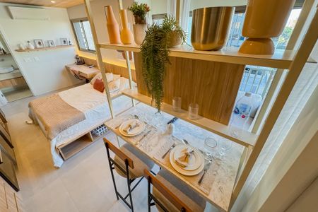 Studio para alugar com 26m², 1 quarto e sem vaga Studio para alugar com 26m², 1 quarto e sem vagaCozinha