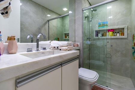 Apartamento à venda com 72m², 3 quartos e 2 vagasBanheiro Social