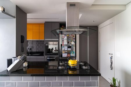 Cozinha de apartamento para alugar com 1 quarto, 56m² em Bom Retiro, São Paulo