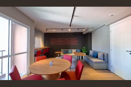 Apartamento para alugar com 31m², 1 quarto e sem vaga Apartamento para alugar com 31m², 1 quarto e sem vagaÁrea Comum - Coworking