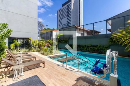 Studio para alugar com 24m², 1 quarto e sem vaga Studio para alugar com 24m², 1 quarto e sem vagaPiscina