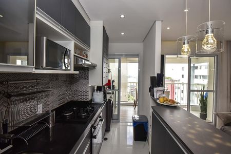 Cozinha de apartamento para alugar com 1 quarto, 45m² em Fazenda Morumbi, São Paulo