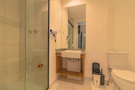 Studio à venda com 21m², 1 quarto e sem vaga Studio à venda com 21m², 1 quarto e sem vagaBanheiro