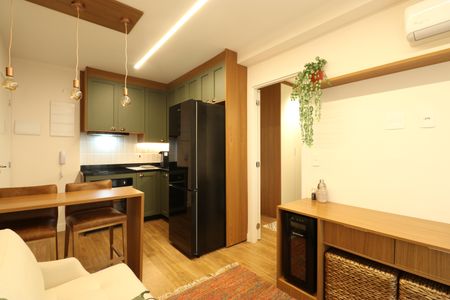 Sala de apartamento à venda com 1 quarto, 36m² em Vila Anglo Brasileira, São Paulo