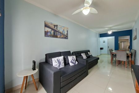 Sala de apartamento para alugar com 2 quartos, 77m² em Aviação, Praia Grande