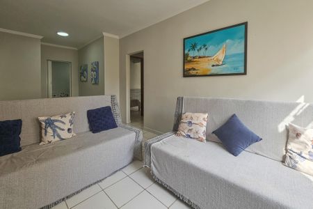 Sala de apartamento para alugar com 2 quartos, 85m² em Portal Guaruja, Guarujá