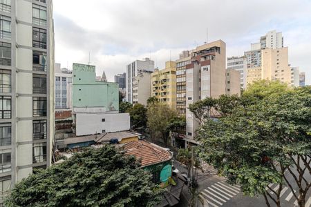 Vista Sala de apartamento para alugar com 2 quartos, 34m² em Vila Buarque, São Paulo