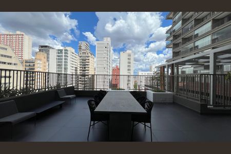 Studio à venda com 45m², 1 quarto e sem vagaÁrea gourmet