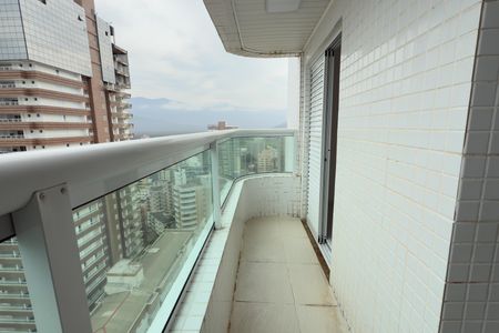 Varanda de apartamento para alugar com 3 quartos, 118m² em Vila Caiçara, Praia Grande