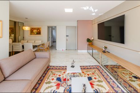 Sala de apartamento à venda com 3 quartos, 115m² em Buritis, Belo Horizonte