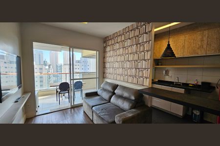 Apartamento à venda com 52m², 1 quarto e 2 vagasSala