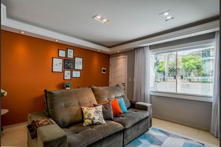 Sala de casa à venda com 3 quartos, 161m² em Vila Scarpelli, Santo André