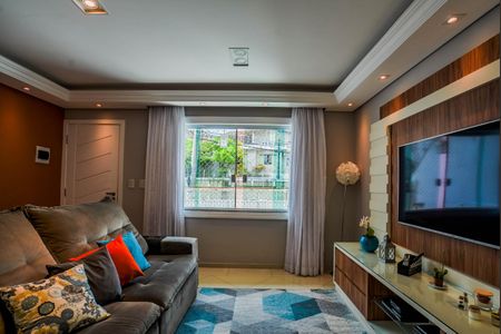 Sala de casa à venda com 3 quartos, 161m² em Vila Scarpelli, Santo André