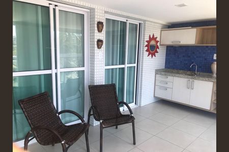 Sacada de apartamento para alugar com 1 quarto, 40m² em Piatã, Salvador