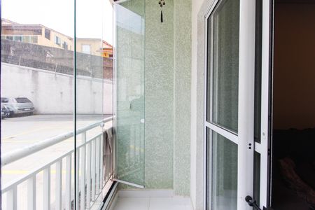 Varanda da Sala de apartamento à venda com 2 quartos, 50m² em Vila Carmosina, São Paulo