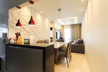 Sala de apartamento à venda com 2 quartos, 50m² em Vila Carmosina, São Paulo