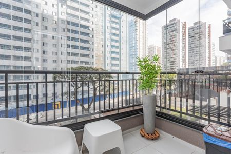 Studio para alugar com 33m², 1 quarto e sem vagaVaranda