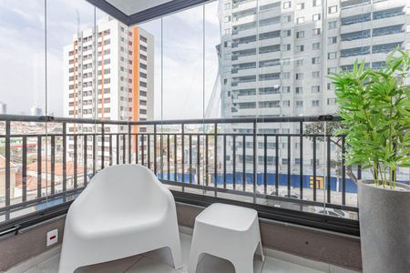 Studio para alugar com 33m², 1 quarto e sem vagaVaranda