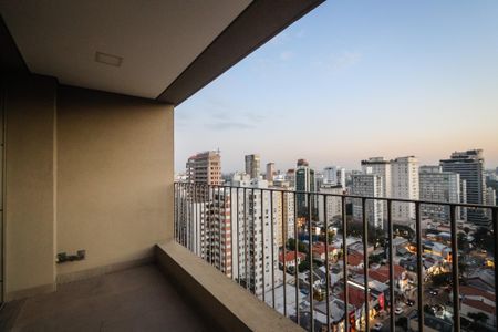 Varanda  de kitnet/studio à venda com 1 quarto, 58m² em Jardins, São Paulo