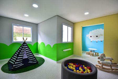 Apartamento para alugar com 37m², 2 quartos e 1 vaga Apartamento para alugar com 37m², 2 quartos e 1 vagaBrinquedoteca