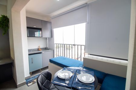 Studio à venda com 22m², 1 quarto e sem vagaVaranda