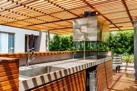 Studio à venda com 48m², 1 quarto e 1 vagaÁrea comum - Churrasqueira