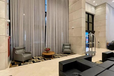 Apartamento para alugar com 32m², 1 quarto e 1 vaga Apartamento para alugar com 32m², 1 quarto e 1 vagaHall social