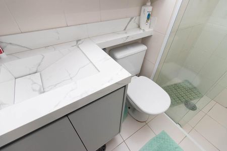 Apartamento à venda com 67m², 3 quartos e 2 vagasBanheiro da Suíte