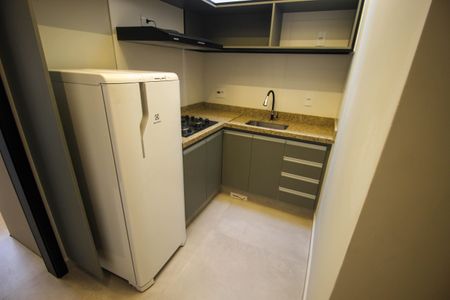 Studio para alugar com 32m², 1 quarto e sem vaga Studio para alugar com 32m², 1 quarto e sem vagaCozinha