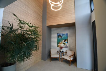 Apartamento para alugar com 58m², 2 quartos e 2 vagasHall social