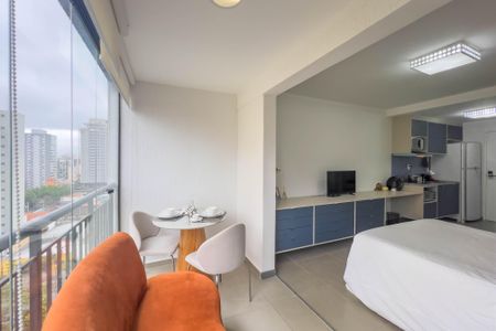 Varanda de kitnet/studio à venda com 1 quarto, 28m² em Vila Mariana, São Paulo