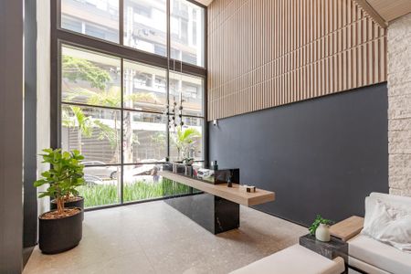 Studio para alugar com 26m², 1 quarto e sem vaga Studio para alugar com 26m², 1 quarto e sem vagaHall de Entrada