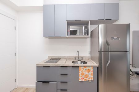 Studio para alugar com 26m², 1 quarto e sem vaga Studio para alugar com 26m², 1 quarto e sem vagaCozinha