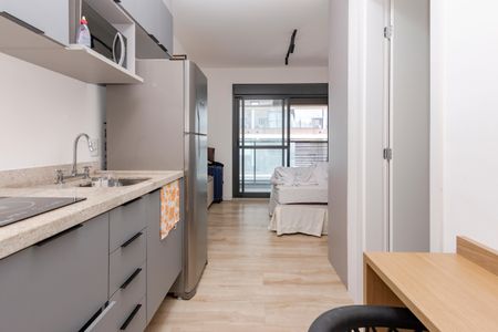 Studio para alugar com 26m², 1 quarto e sem vaga Studio para alugar com 26m², 1 quarto e sem vagaCozinha