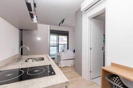 Studio para alugar com 26m², 1 quarto e sem vaga Studio para alugar com 26m², 1 quarto e sem vagaCozinha