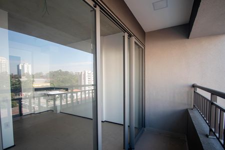 Varanda do Studio de apartamento à venda com 1 quarto, 22m² em Jardim das Acacias, São Paulo