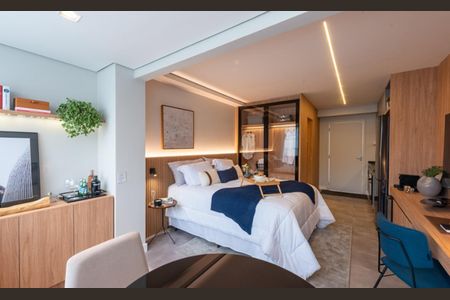 Foto 02 de apartamento à venda com 1 quarto, 46m² em Vila Clementino, São Paulo