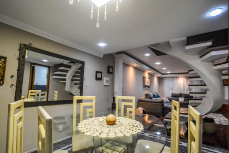 Sala de Jantar de casa à venda com 4 quartos, 242m² em Utinga, Santo André