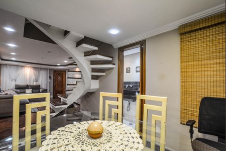Sala de Jantar de casa à venda com 4 quartos, 242m² em Utinga, Santo André
