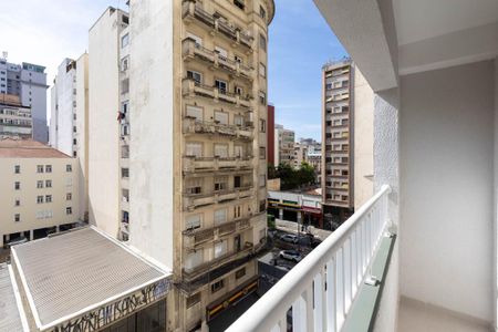 Varanda de kitnet/studio para alugar com 1 quarto, 29m² em Campos Elíseos, São Paulo