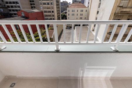 Varanda de kitnet/studio para alugar com 1 quarto, 29m² em Campos Elíseos, São Paulo