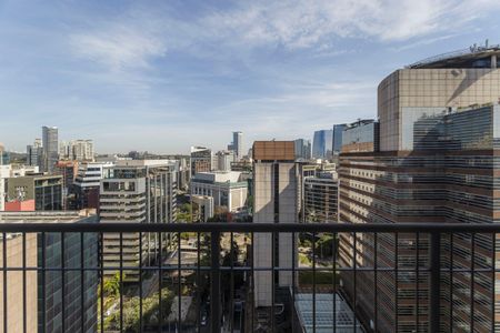 Vista da Suíte de apartamento à venda com 1 quarto, 30m² em Vila Olímpia, São Paulo
