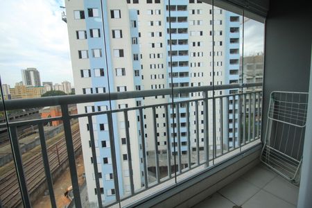Varanda  de kitnet/studio para alugar com 1 quarto, 24m² em Belenzinho, São Paulo