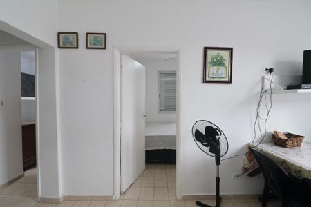Sala de apartamento para alugar com 2 quartos, 60m² em Barra Funda, Guarujá