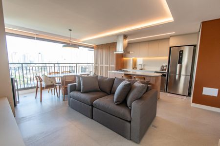 Sala de apartamento à venda com 3 quartos, 80m² em Vila Dom Pedro I, São Paulo