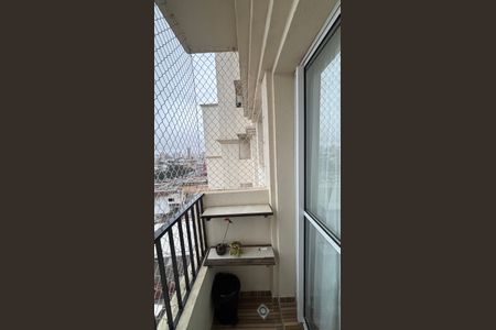 Varanda da Sala de Jantar de apartamento para alugar com 2 quartos, 49m² em Vila Palmares, Santo André